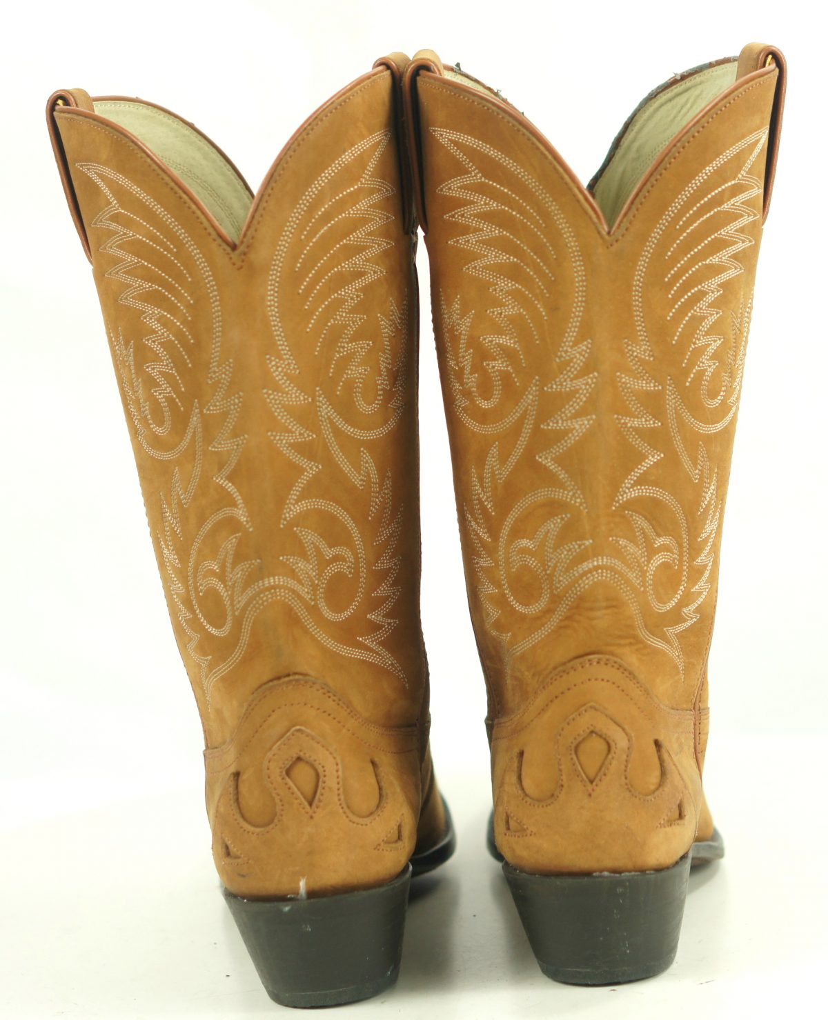 ladies brown suede cowboy boots