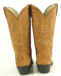 Durango RD5302 Brown Velvety Suede Wingtip Cowboy Western Boots Women