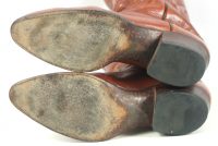 El Dorado Terracotta Leather Cowboy Western Boots Handmade USA Men