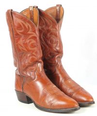 El Dorado Terracotta Leather Cowboy Western Boots Handmade USA Men