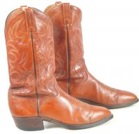 El Dorado Terracotta Leather Cowboy Western Boots Handmade USA Men