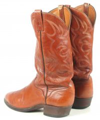 El Dorado Terracotta Leather Cowboy Western Boots Handmade USA Men