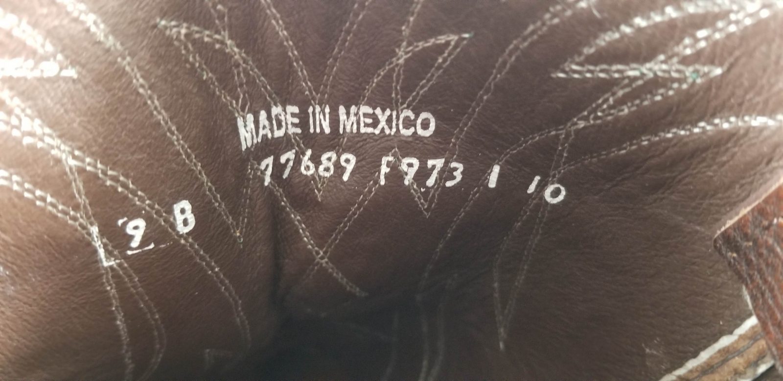 Frye Distressed Brown Leather Western Cowboy Boots Snip Toe Mexico Women