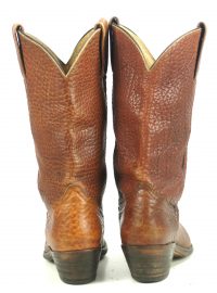 Frye Full Bullhide Cowboy Western Boots Vintage US Made 2.5 Heels Men