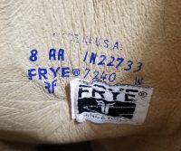 Frye Red & Tan Western Cowboy Boots Lizard Inlay Vintage US Made Women