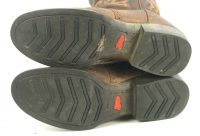 Justin Stampede Murray Brown Leather Cowboy Western Work Boots Men