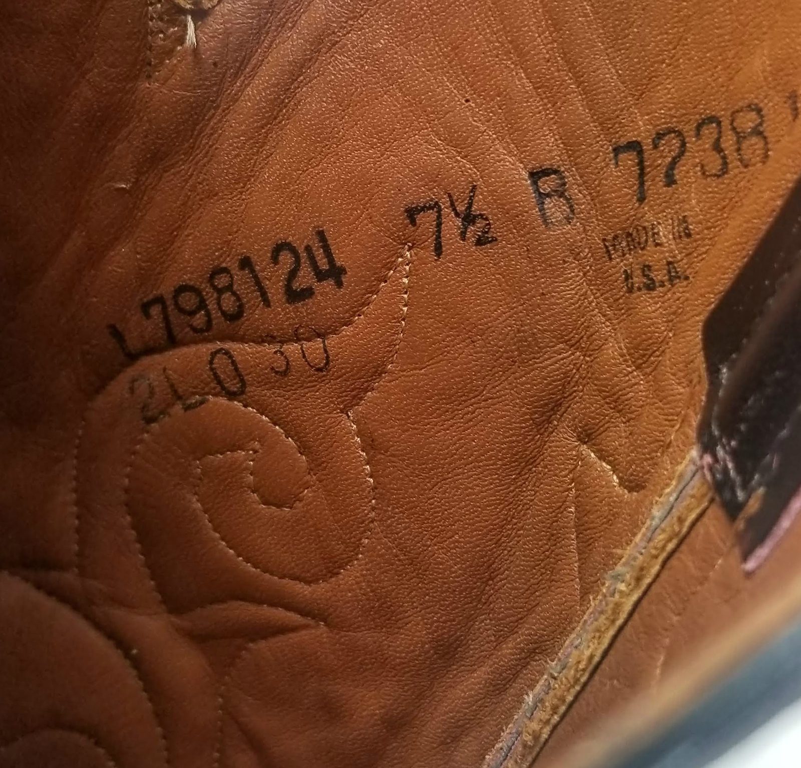 Lucchese Classics Black Cherry Full Quill Ostrich Cowboy Boots US Made Women (13)