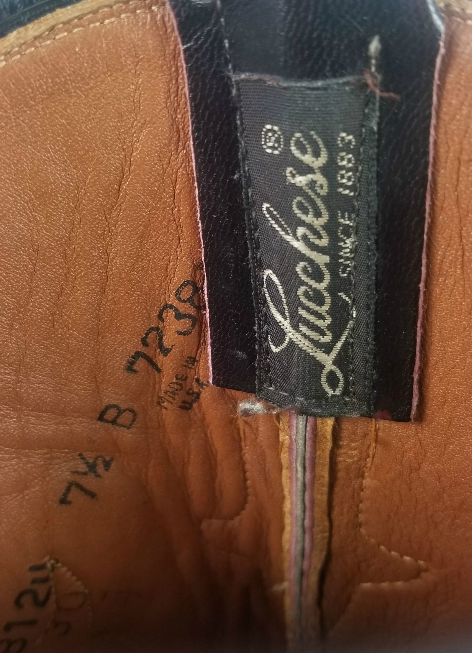 Lucchese Classics Black Cherry Full Quill Ostrich Cowboy Boots US Made Women (14)