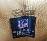 NFL Cowboys Football Brown Leather Harness Boots Old Pro Leather Goods Men