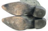 Nocona Light Gray Exotic Skin Cowboy Western Boots US Made Men