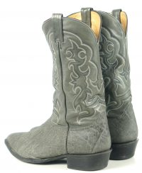 Nocona Light Gray Exotic Skin Cowboy Western Boots US Made Men