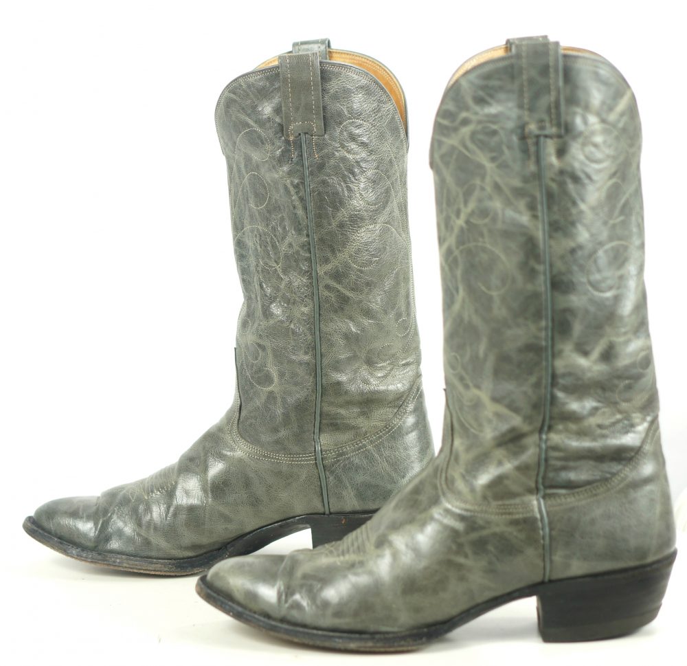 grey western boots