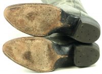 Nocona Marbled Gray Leather Cowboy Western Boots Vintage US Made Men