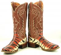 Nocona Tiger Ray Stripe Cowboy Western Boots NL6003 Discontinued Women