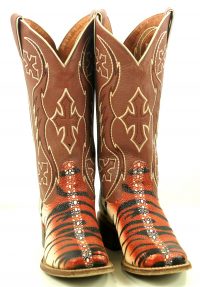 Nocona Tiger Ray Stripe Cowboy Western Boots NL6003 Discontinued Women