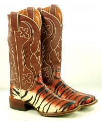 Nocona Tiger Ray Stripe Cowboy Western Boots NL6003 Discontinued Women