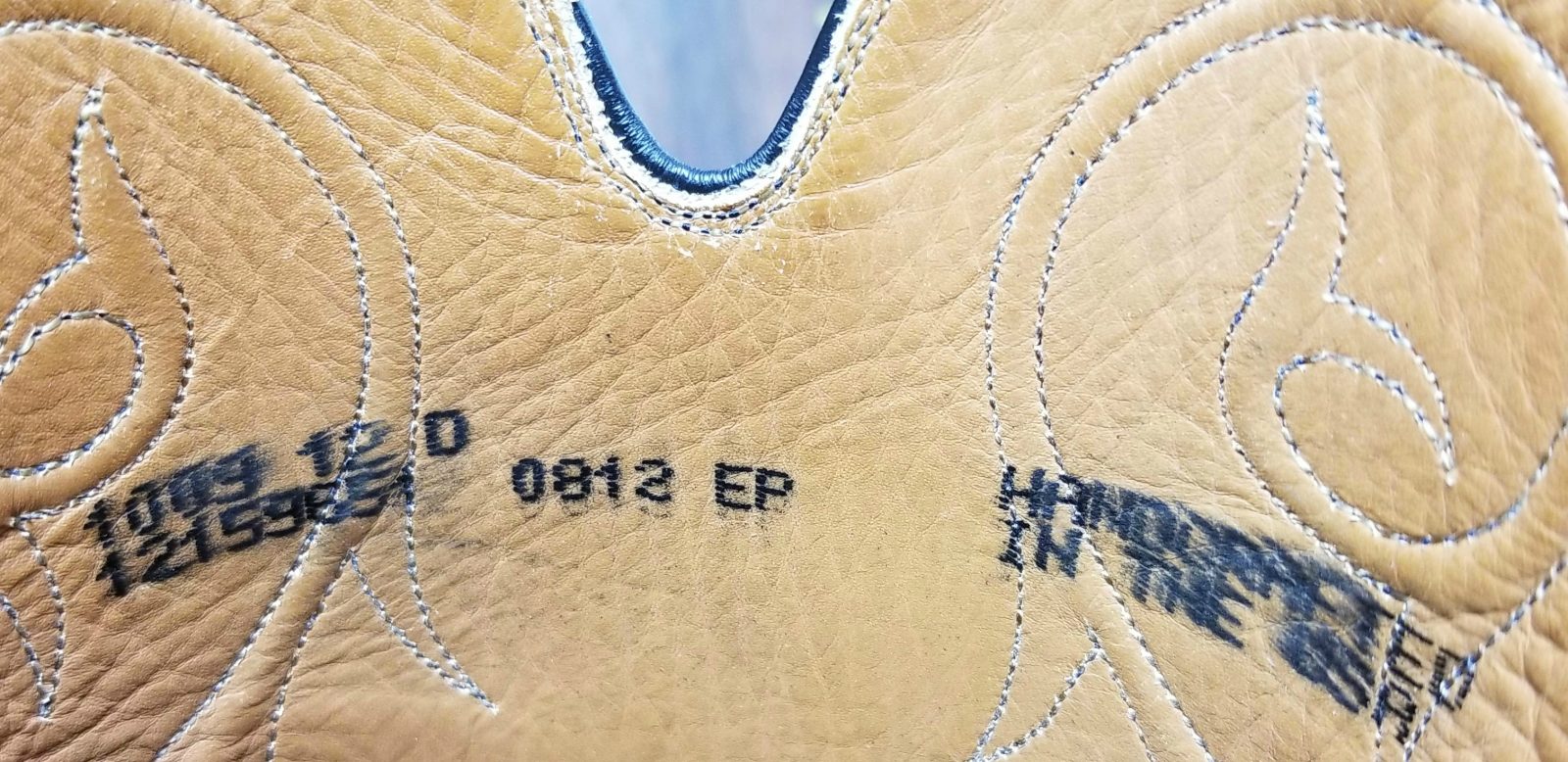 Tony Lama Signature Series Black Calf Cowboy Boots Scallop Top US Made Men