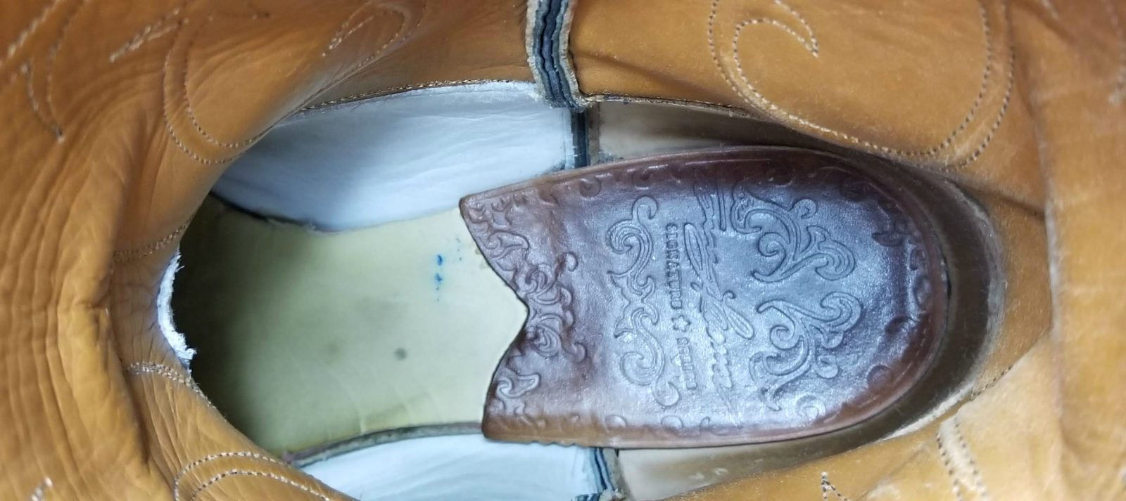 Tony Lama Signature Series Black Calf Cowboy Boots Scallop Top US Made Men