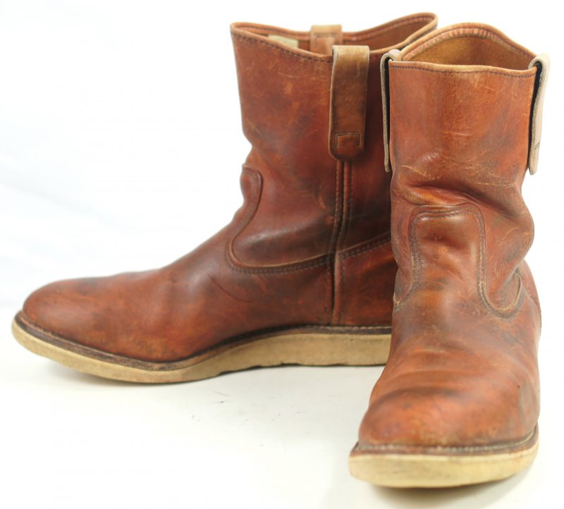 Vintage Red Wing Irish Setter Pull On Leather Work Sport Boots 1990s Men