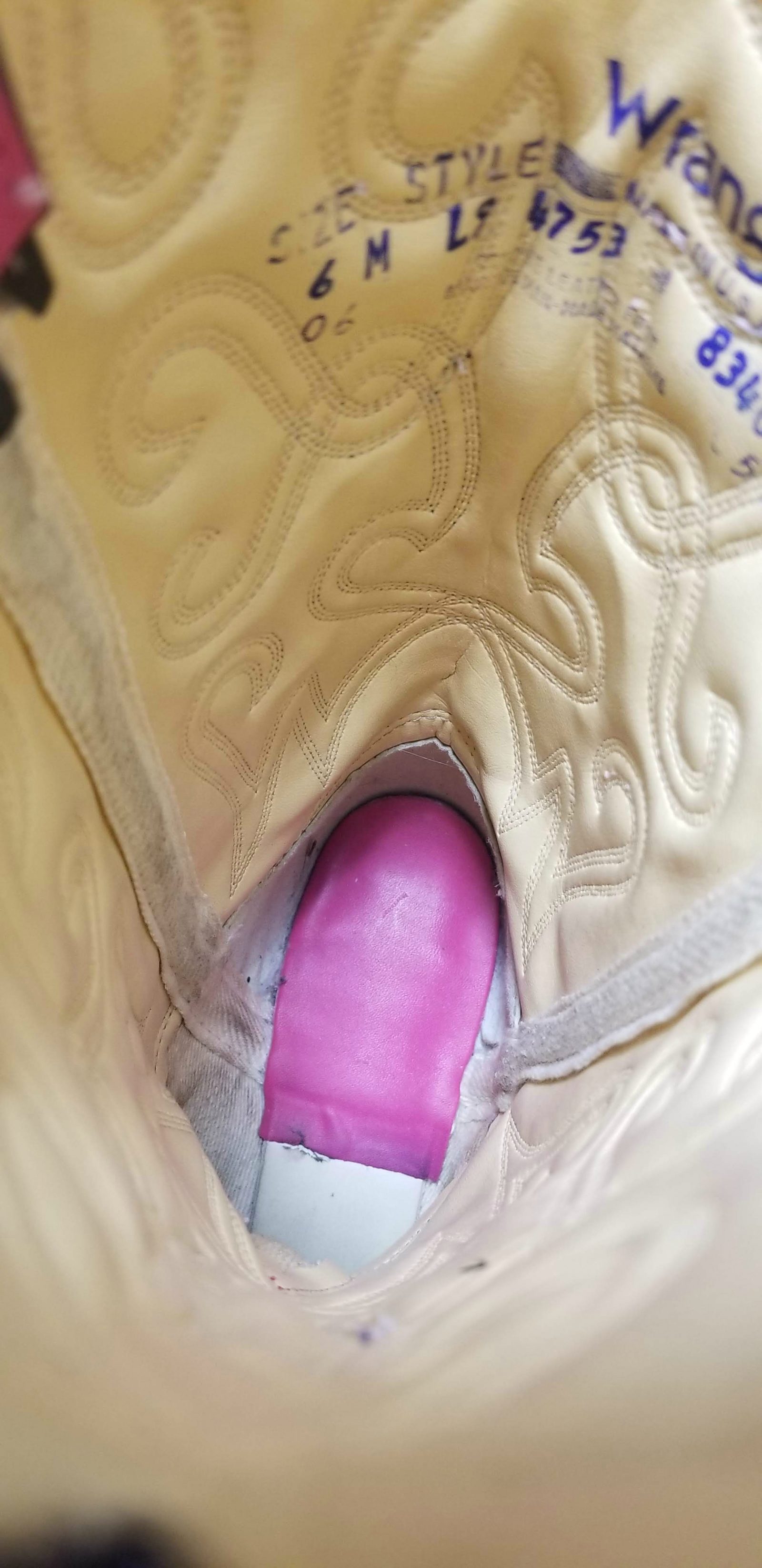 Wrangler Raspberry Pink Western Boho Cowboy Boots Vintage US Made Women