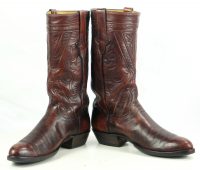 Ammons Stovetop Cowboy Western RIding Boots Vintage 90s Custom El Paso Men