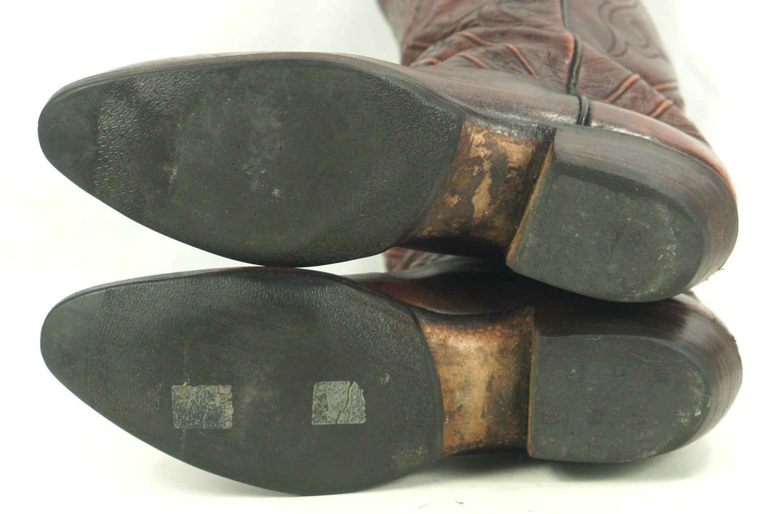 Ammons Stovetop Cowboy Western RIding Boots Vintage 90s Custom El Paso Men