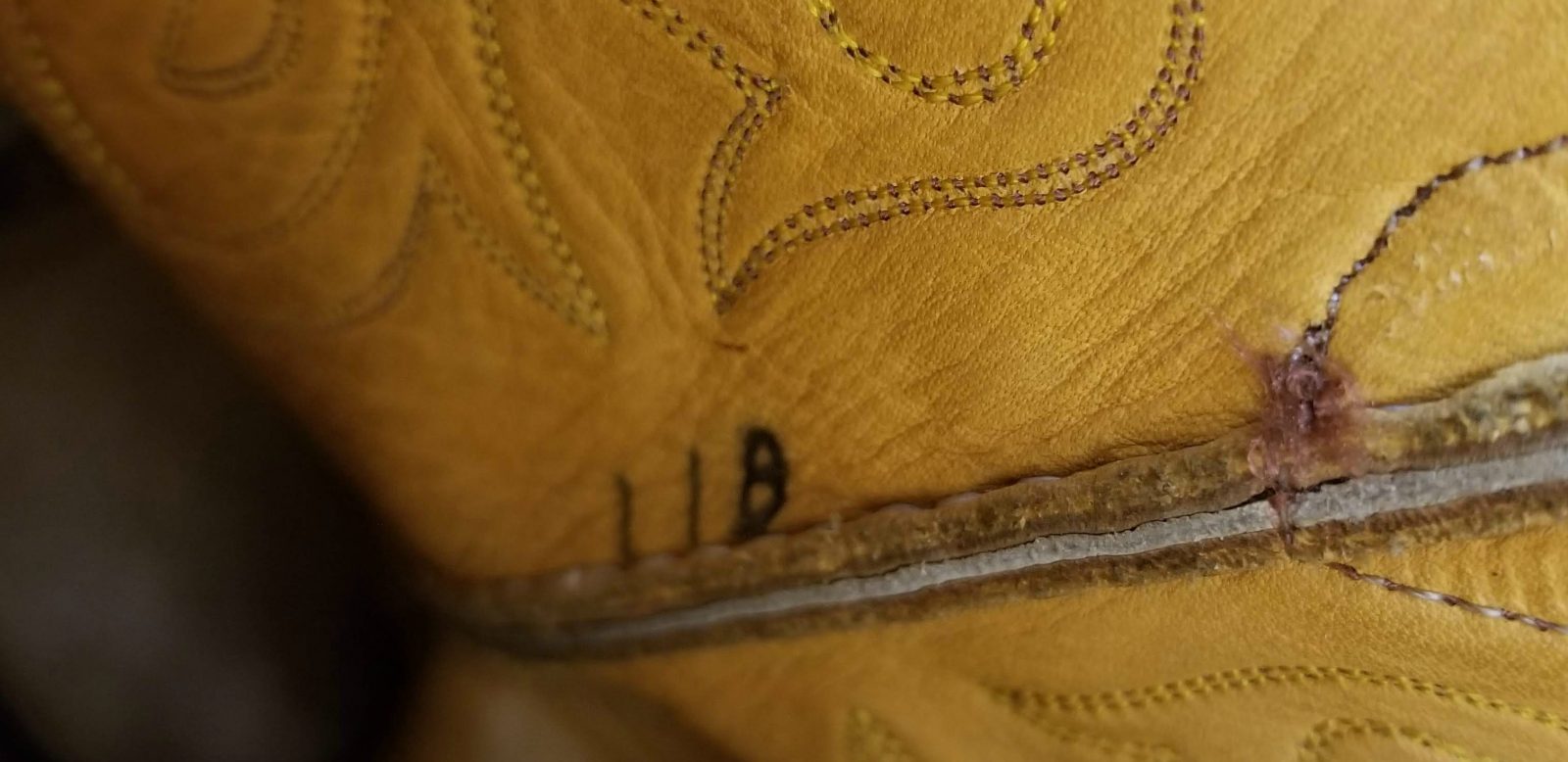 Ammons Stovetop Cowboy Western RIding Boots Vintage 90s Custom El Paso Men