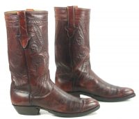 Ammons Stovetop Cowboy Western RIding Boots Vintage 90s Custom El Paso Men
