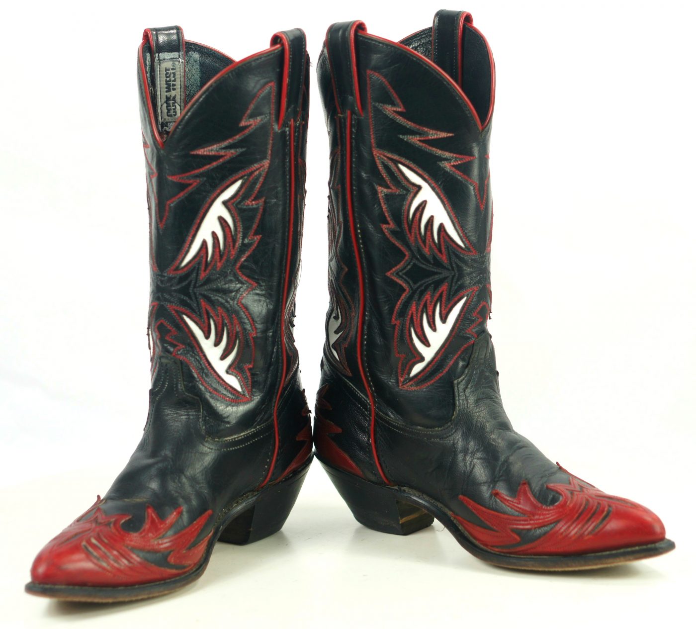 vintage cowboy boots black