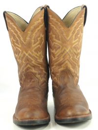Durango Farm N Ranch 5112 Tan Leather Cowboy Western Boots Discontined Mens (4)