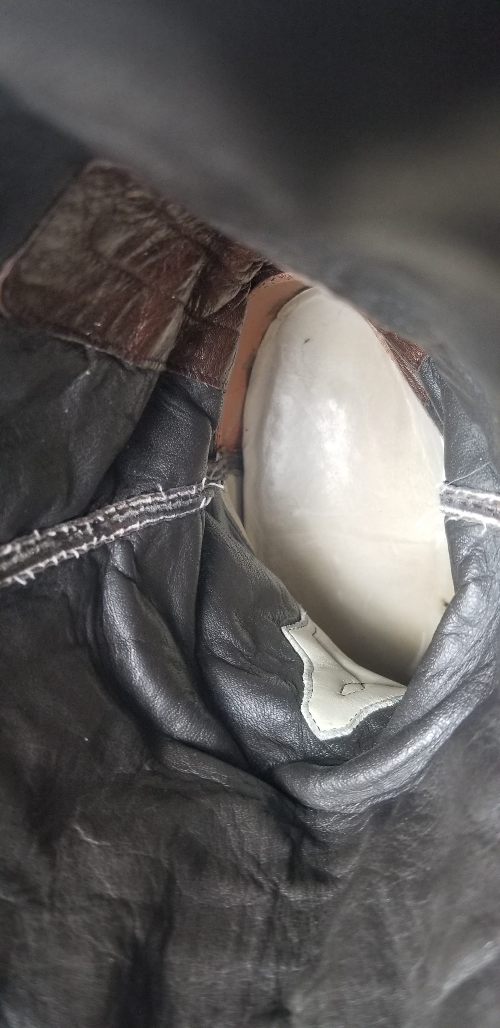 Loveless Dark Brown Leather Custom Cowboy Western Boots Orthopedic Brace Mens (4)