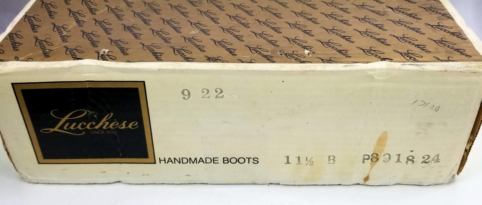 Lucchese San Antonio Vintage 1989 Ostrich Cowboy Boots Original Box Men