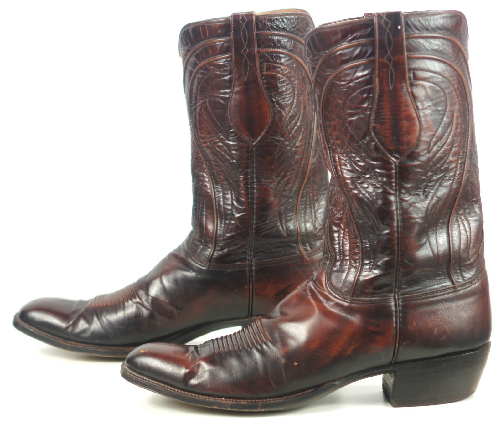 lucchese boots brown