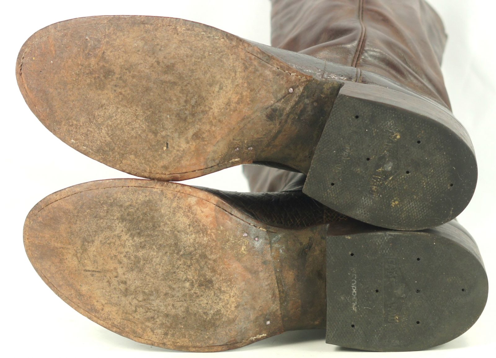 ML Leddy Brown Smooth Ostrich Cowboy Western Boots Custom Made Texas Men