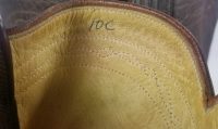ML Leddy Brown Smooth Ostrich Cowboy Western Boots Custom Made Texas Men