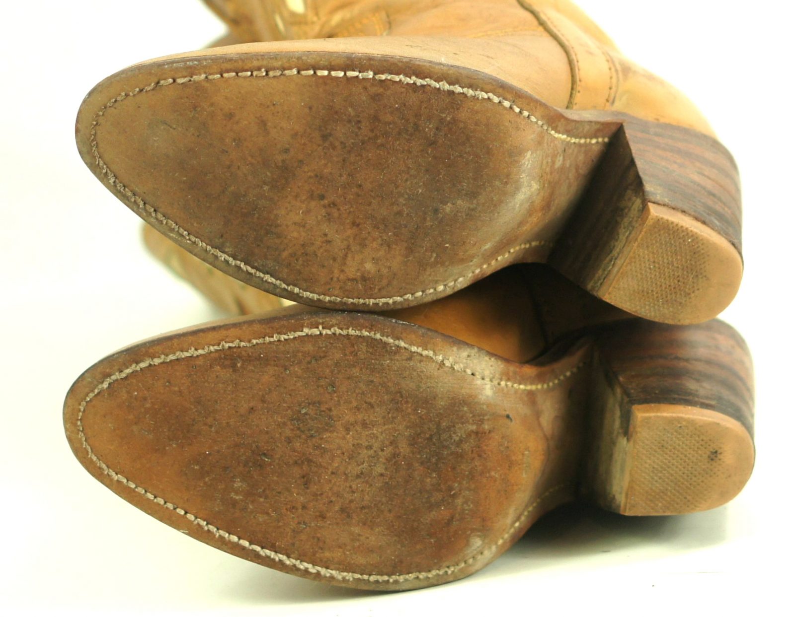 Miss Capezio Inlay Eagles Cowboy Boots Vintage US Made 3 High Heel Womens (13)