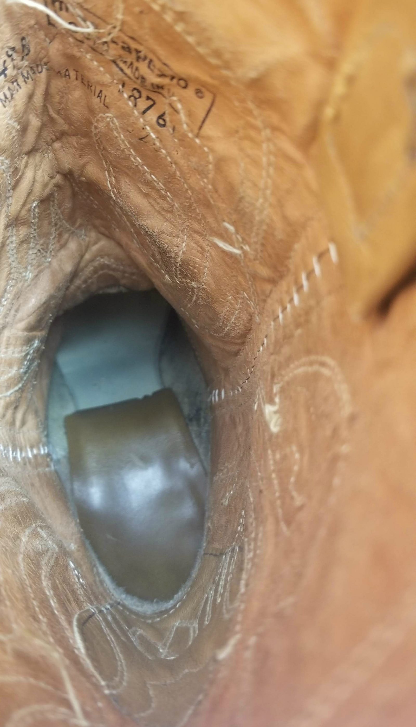 Miss Capezio Inlay Eagles Cowboy Boots Vintage US Made 3 High Heel Womens (4)