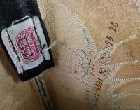 Nocona Black Leather Cowboy Western Boots Round Toe Vintage US Made Men