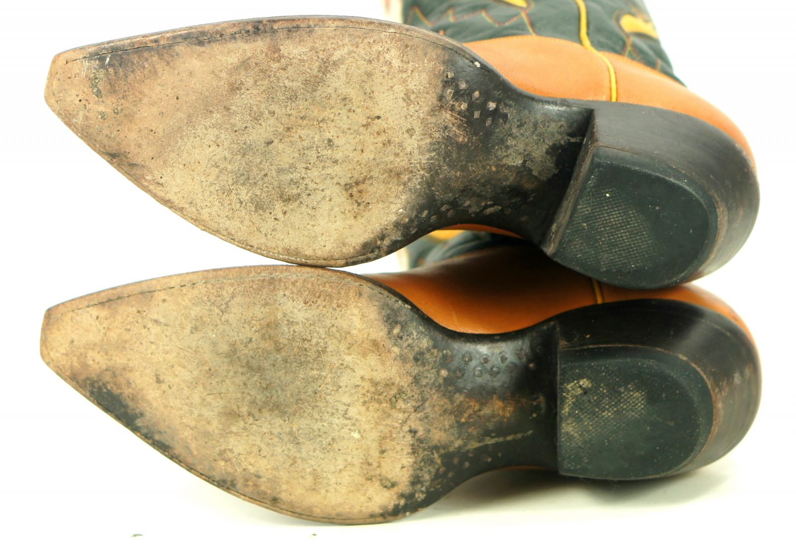 Old Gringo Cowboy Western Boots Shorty Peewee Inlays Green Brown Women