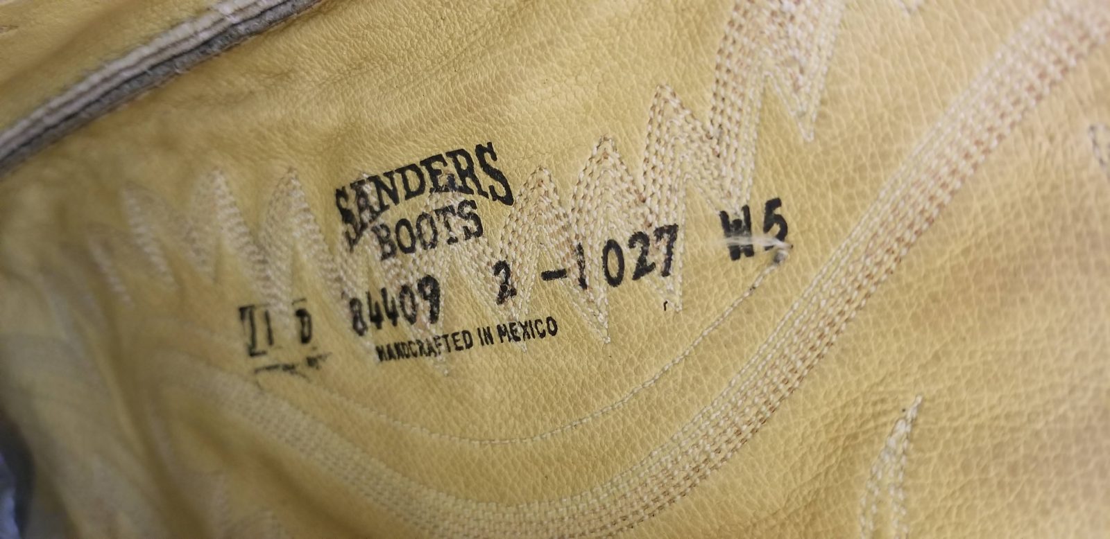 Sanders Knee Hi Buckaroo 18 Tall Cowboy Western Boots Handcrafted Men