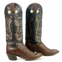 Sanders Knee Hi Buckaroo 18 Tall Cowboy Western Boots Handcrafted Men