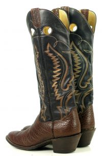 Sanders Knee Hi Buckaroo 18 Tall Cowboy Western Boots Handcrafted Men
