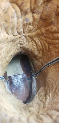 Sears Black Leather Cowboy Boots Algonquin Toe Vintage US Made Men