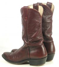 Stewart Custom Handmade Cowboy Boots Blue Thunderbirds Vintage 70s Men