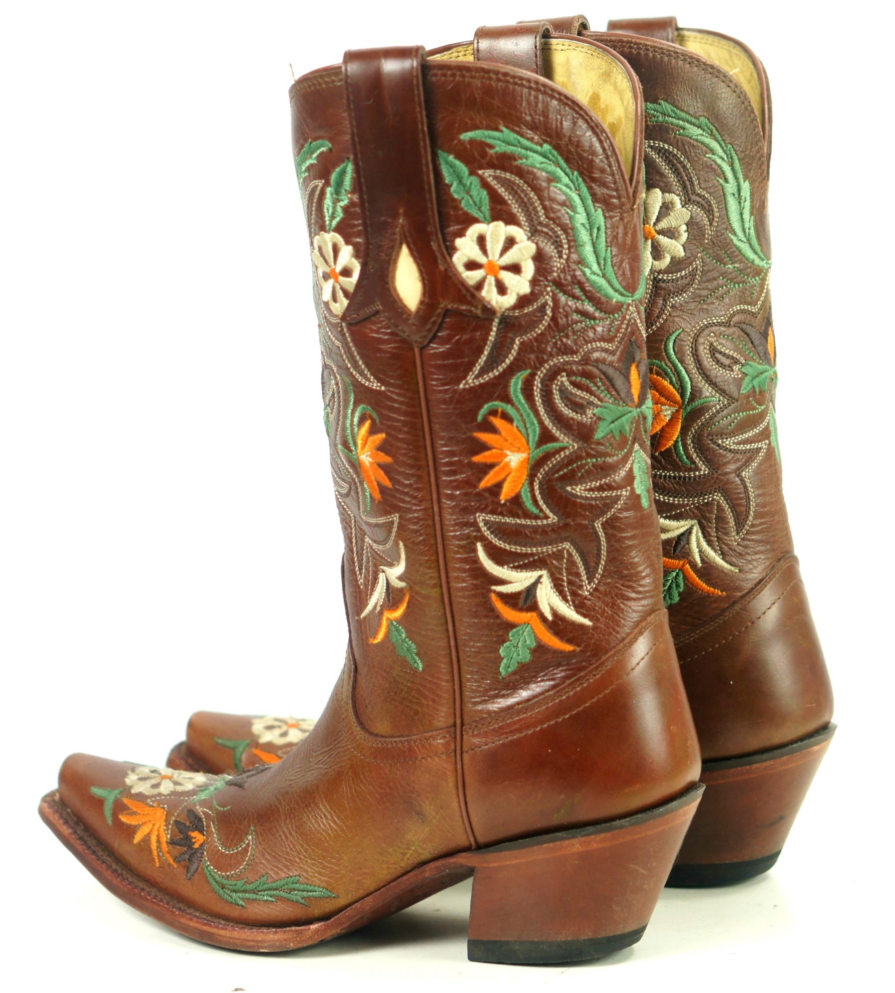 brown womens cowboy boots cheap