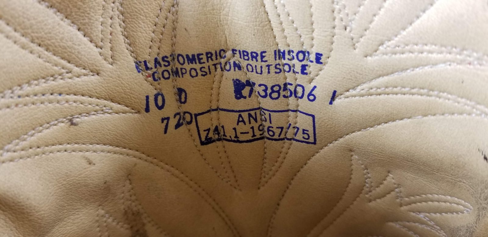 Vintage Steel Toe Black Cherry Cowboy Western Work Boots Oil Resistant Men