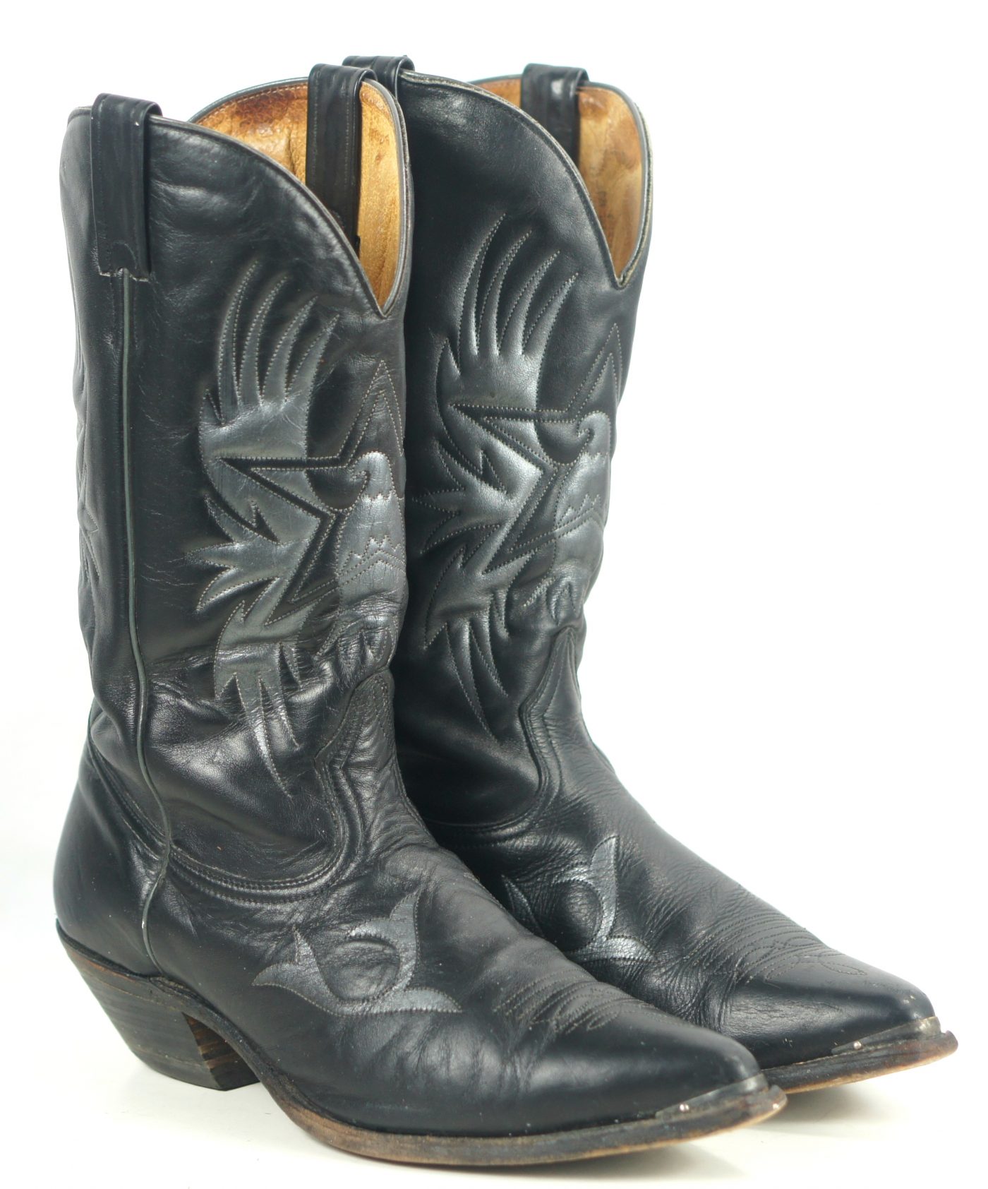 mens black cowboy boots