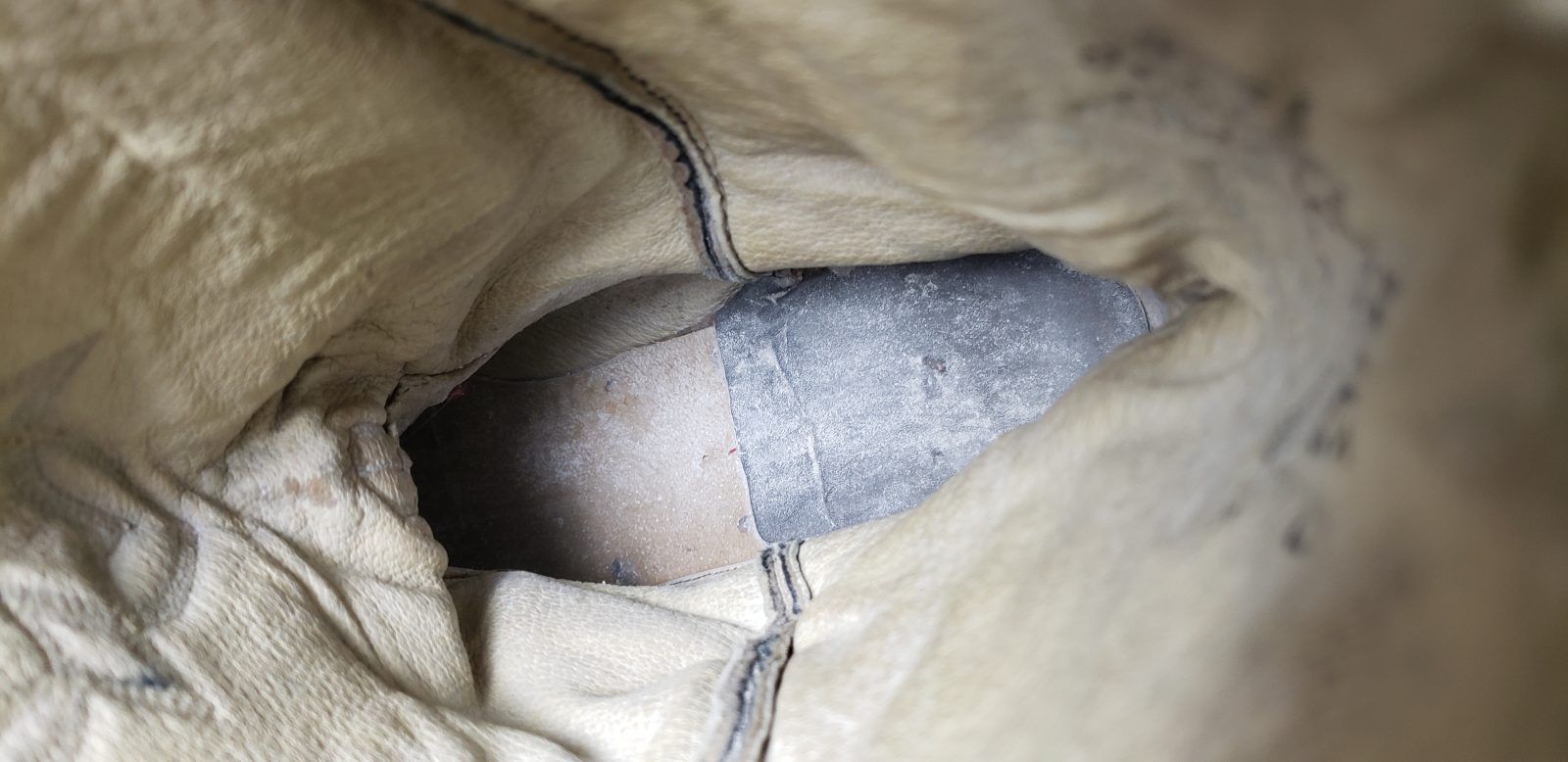 Abilene Black Elkskin Soft Cowboy Western Boots Vintage US Made Men