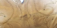 Acme 16-Inch Golden Roughout Suede Inlay Cowboy Boots Vintage US Made Womens (7)