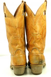 Acme Brown Leather Western Cowboy Buckaroo Boots Vintage US Made Men